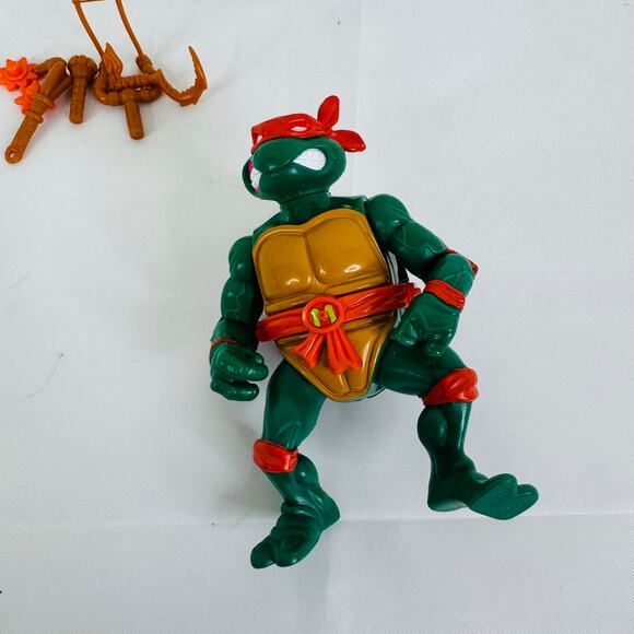 TMNT Michaelangelo, Storage Shell Incomplete Storage Shell Ninja Turtles Loose - Picture 6 of 7